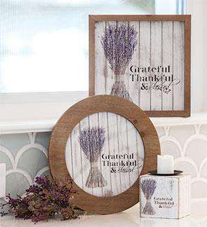Grateful Framed Shiplap Sign, 10